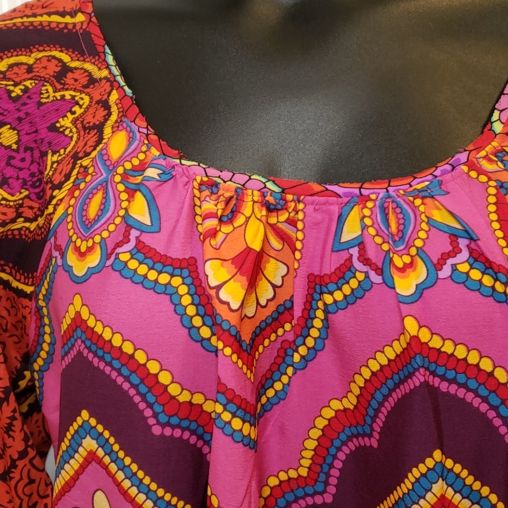 Desigual colorful boho blouse
